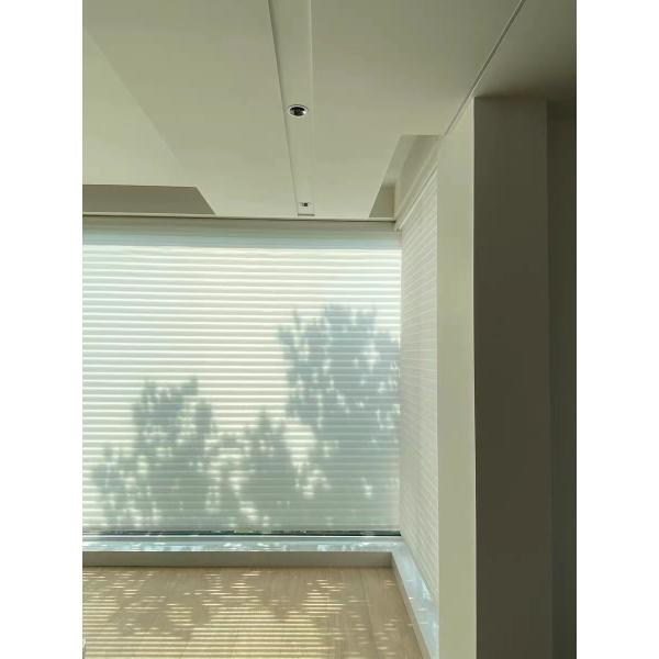 Fabric Roller Blinds Shangri-La Fabric Semi-Blackout Roller Shades 100% Polyester Sheer Elegance