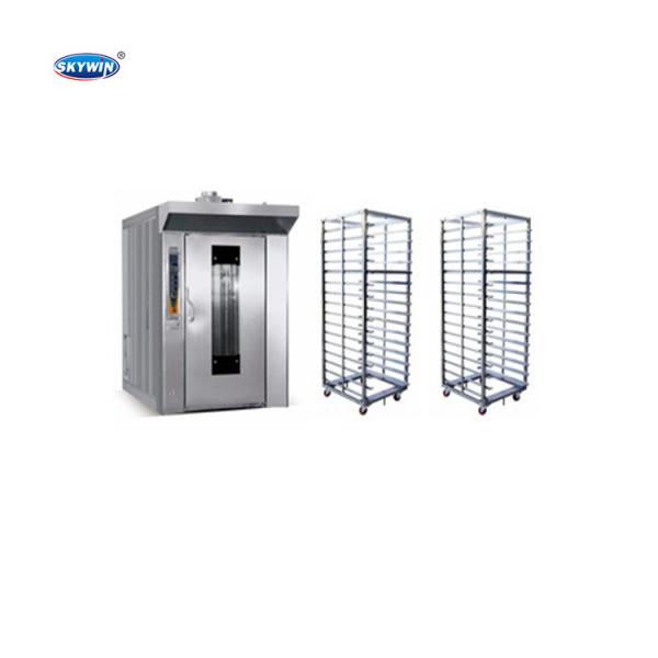 Electric / Gas / Diesel Rotary Bread Oven 32 Trays Commercial Bakery Rotary Oven