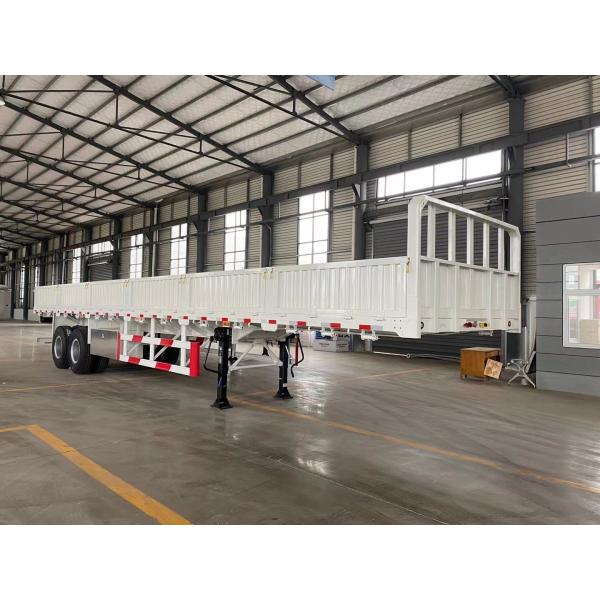 3 Axle 40FT Container Side Wall Semi Trailer and with Cross Arm Type Suspension System