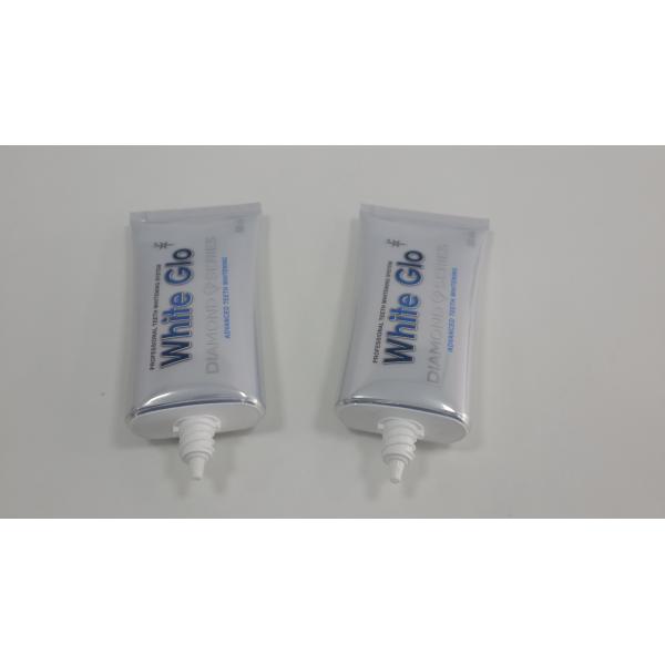 40g emballage métallique cosmétique revêtement plat AL tubes en plastique pour BB et crème pour les mains avec bouchon électroplaté