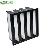 Filtre de la CAHT Hepa de la banque H10 de V, sous filtre à air 610*610*295mm de rendement élevé