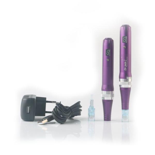 X5 Electric Derma Pen Stamp 9/12/36/42/Nano Needle Cartridges for Neck/Throat Target Area