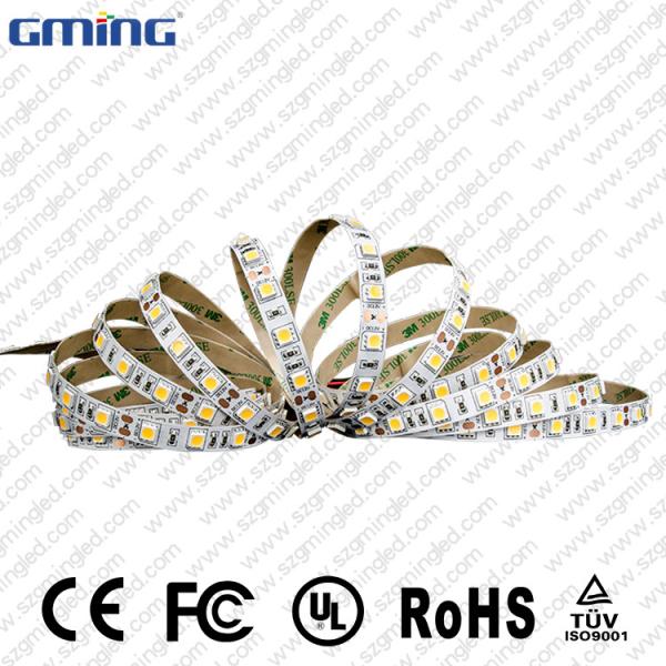 Super Bright SMD LED Flexible Strips White Color SMD 3528 5 M FPC Material