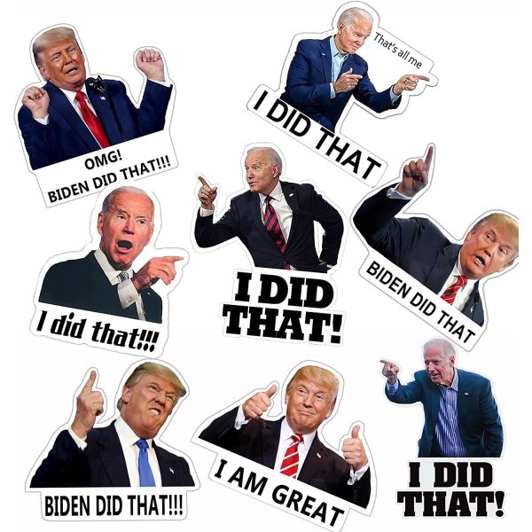 I Did That Biden Custom Reflective Stickers For Motorcycle Car