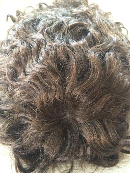 Toupet pour hommes, court, 7*5, 8*6, 9*6, pièces de cheveux