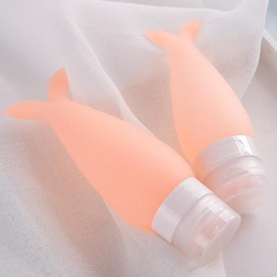 48ml/90ml Silicone Travel Bottles , Travel Size Containers With Customized Logo