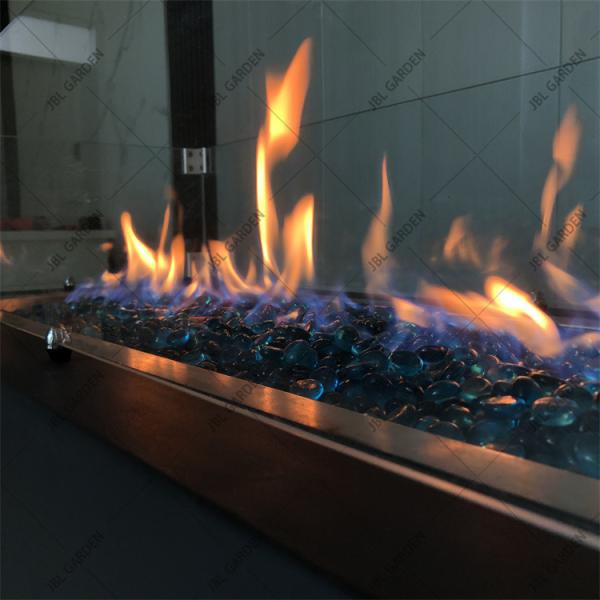Carbon Steel Garden Gas Fire Pits Outdoor Rectangle Propane Firepit
