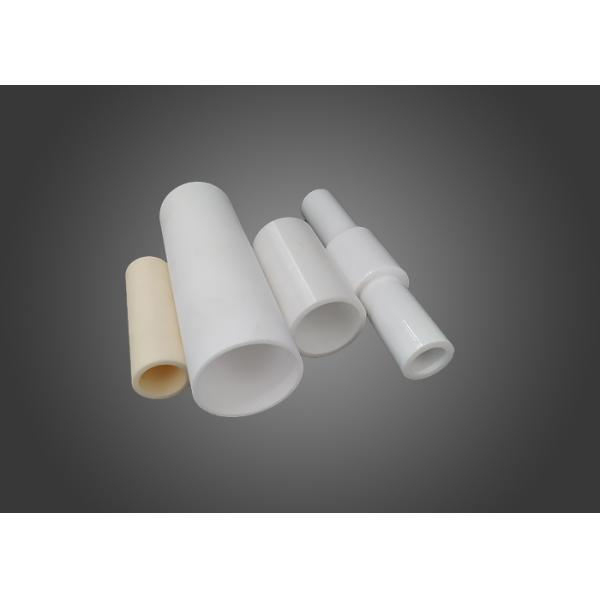 High Heat Resistant Zirconium Oxide Ceramic Tube White Corundum Ceramic Tube