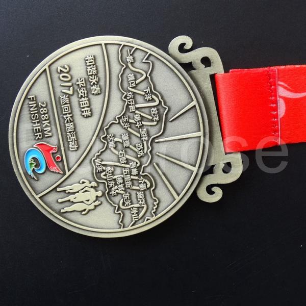 Indonesia city running competition medal customization, production of Marathon Medal of Honor, antique bronze medal