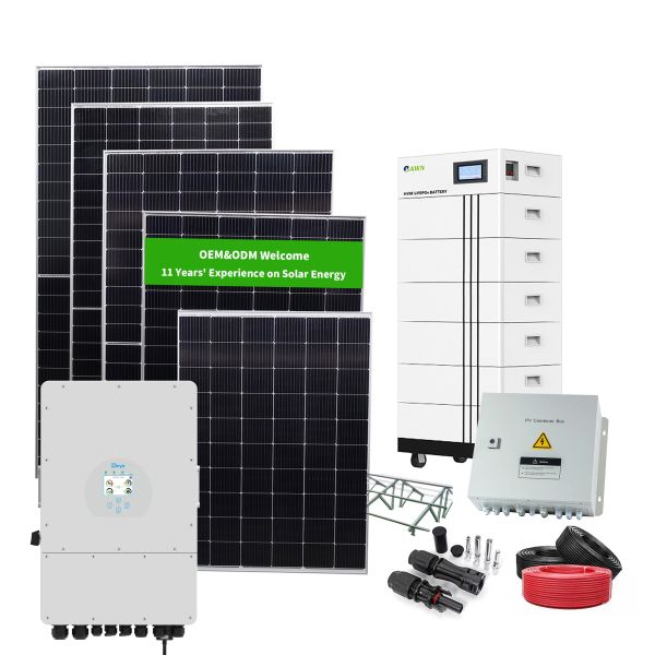 25kw Solar Hybrid Energy System for Home and Commercial Use Complete Solar Home System Kits With Battery and Inverter