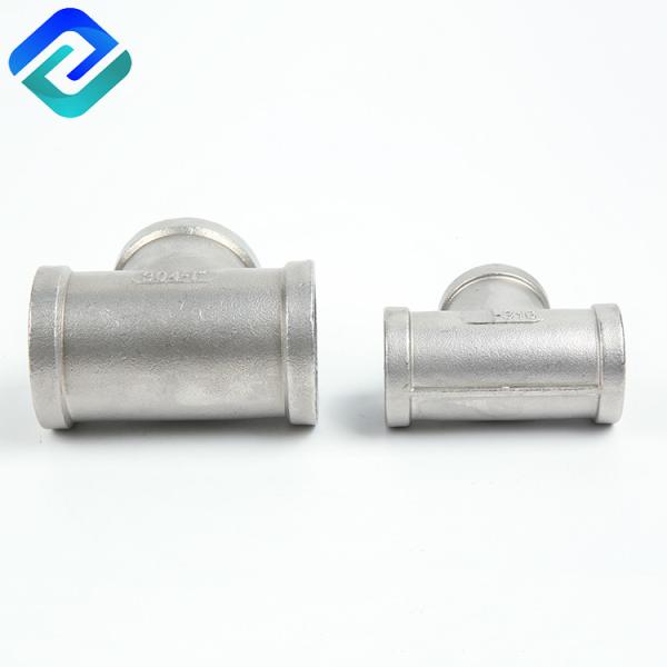 High Pressure BSPP Ss Tee Fitting ISO4144 Stainless Steel 304l Pipe Fittings