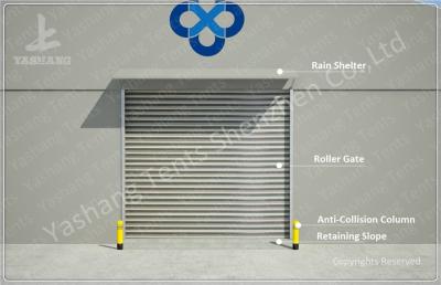 Grey Temporary Tent Structures Outdoor Storage Canopy 100km/h Wind Load