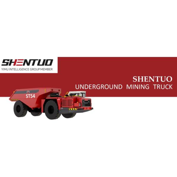                  ST54 Underground Mining Equipment 54ton Tunnel Mine Rock Wheel Underground Dump Truck             