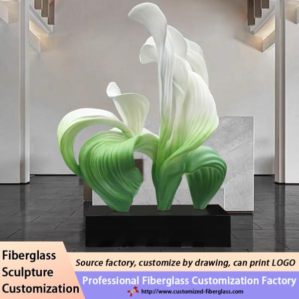 Customized Electroplated 3D Balloon Dog Fiberglass Animal Sculpture For Gift Home Decoration