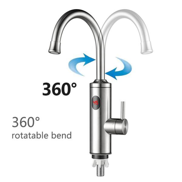 220V 3300W Instant Hot Water Tap EU Plug Electric Hot Water Taps For Kitchen