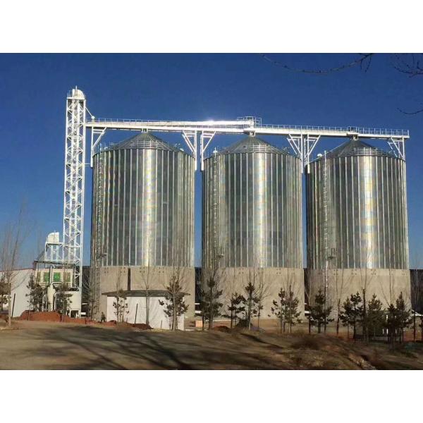 Grain Bin Storage Steel Silo Roll Forming Machine Adopts Post Cutting