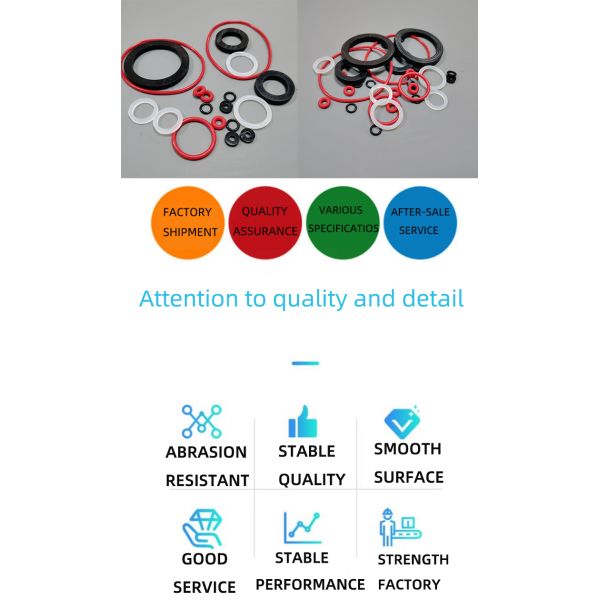 Multi-Selection Silicone O-Ring Seals for Anti-Aging and Waterproof in Industrial Environments