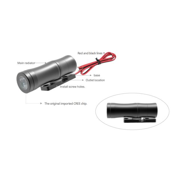 Светодиодные мини-бамбуковые трубные настенные фонари 1W IP65 RGB 2700-6500K