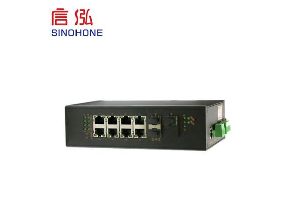 3SFP Ports 8 POE Ports Management Gigabit Fiber Optic Network Switch Industrial Grade