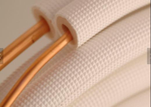 Insulated Air Conditioner Copper Pipe Thickness 0.4-3.0mm Customized