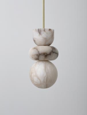 180*330mm 3 Pendant Ceiling Light Alabaster Triple Pendant Light Dimmable