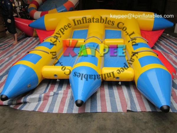 Inflatable flying fish boat towable,water sled，water sport game,aqua sport game KBA007