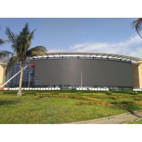 Цвет тангажа 6мм пиксела ХД на открытом воздухе полный привел точки экрана 32кс32 с железным шкафом