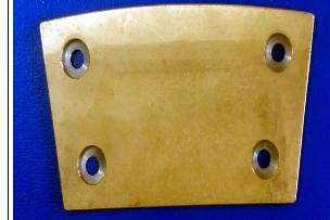 DEVA BM Sintered Metal Bearings Container Tyre Wear Plate ISO9001 Certification