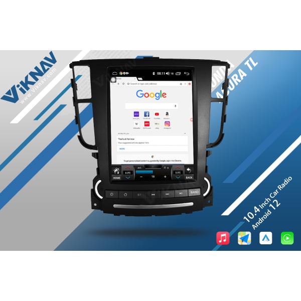 2 Din 2006-2018 Acura TL Honda Tesla Экран Автомобиль Радио GPS Навигация Carplay
