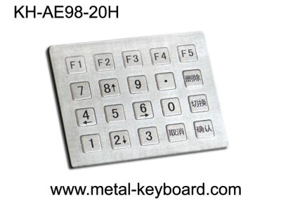Teclado de aço inoxidável industrial do quiosque, prova da água, teclado de prova da poeira