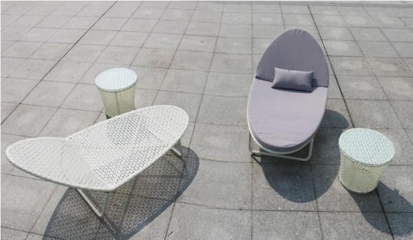 Leisure Aluminium PE Rattan Lounge chairs Outdoor Garden patio Beach chair