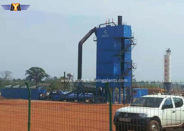 LB1500 120T/H Asphalt Mixing Plant móvel, planta quente da mistura do betume da autoestrada