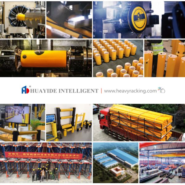 Heavy Duty Pallet Rack Protector Warehouse Pallet Rack Column Protection Flexible Plastic Guard Upright Protector