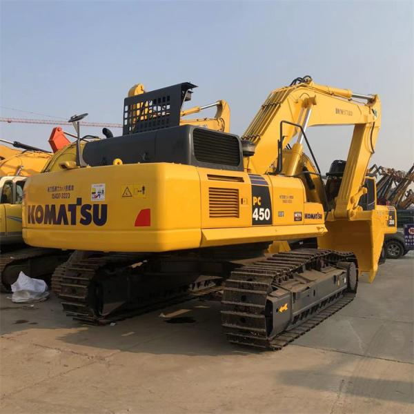 Excavadora usada Komatsu PC 450-8R con 1176 horas de trabajo y bomba hidráulica original