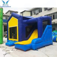 Les châteaux sautants du thème 0.55mm de château plein d'entrain gonflable animal de PVC glissent