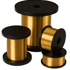 Professional Factory 0.0035mm Ultra Fine Gold Plated Tungsten Wire Custom Spool
