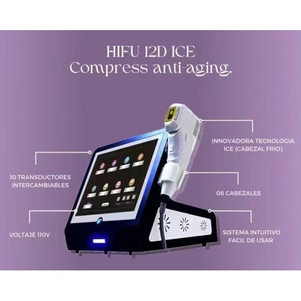 Vertical 12D HIFU Beauty Machine For Visible Skin Lifting And Firming