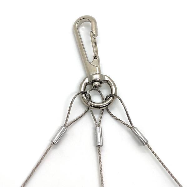 Корзина цветка системы смертной казни через повешение слинга веревочки провода нержавеющей стали 3 ног