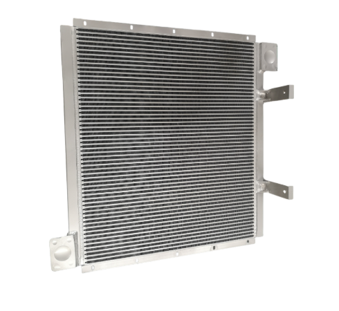 Power Electronics High Strength Aluminum Alloy Rail Transit Cooler With Serrated Fins