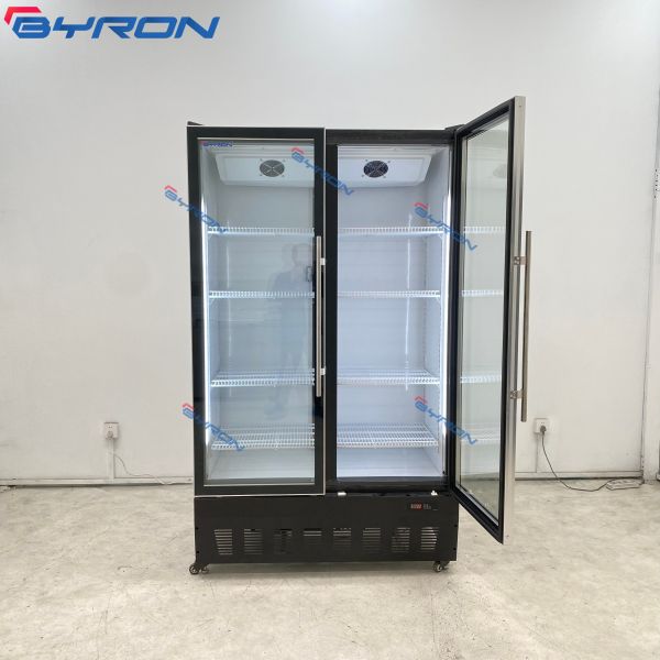 CE UL 3 Door Commercial Refrigerator For Supermarket And Convenience Store