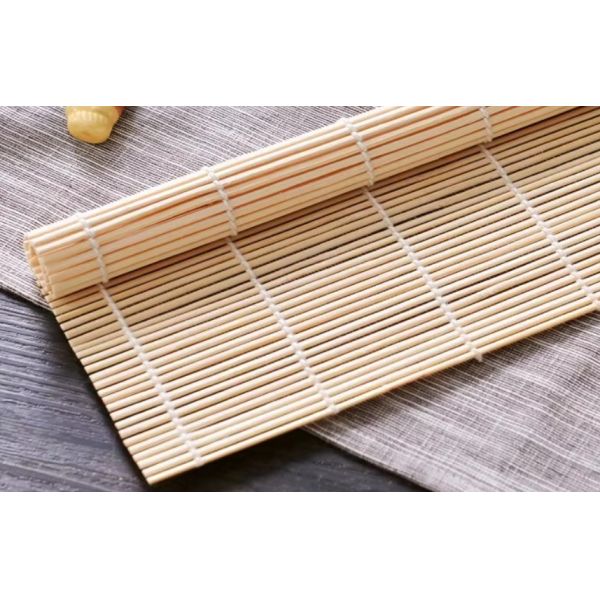 High Quality Reusable Natural Bamboo Sushi Rolls Biodegradable Japanese Food Mat Sushi Maker