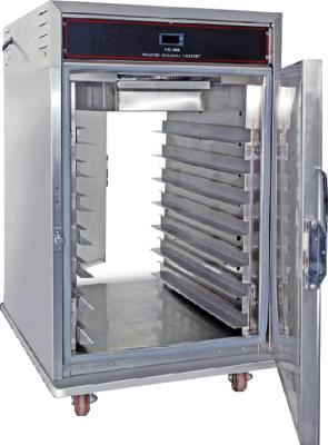 7 Trays Electric Glass Door Two Side Open Commercial Food Warmer Holding Cabinet
