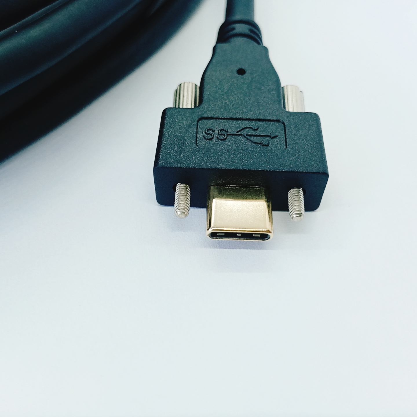 Industrial Camera Data Cable USB 3.0 Gold Plated Interface To Type C Transmission Cable With Fixing Screws