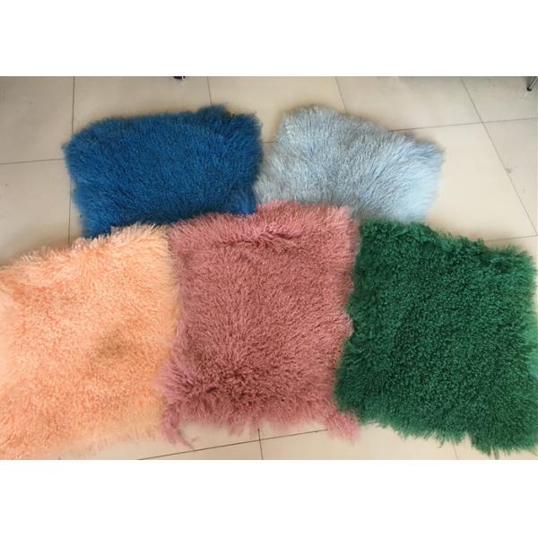 La púrpura lujosa teñió la manta real de la zalea 2 x 4 pulgadas de caliente para los amortiguadores/las fundas de asiento