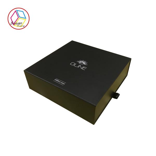 Cosmetics Flocking Blister Cardboard Gift Box Matte Lamination