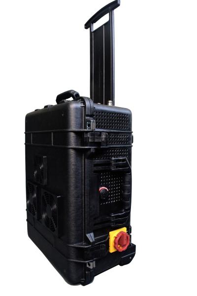 Drone Jammer High Power Draw Bar Box 8 Channels Mobile Signal Jammer 200W up to 700 meters