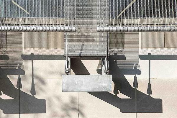 Aluminum Cable Welded Wire Fabric , Architectural Metal Mesh Panels Flexible