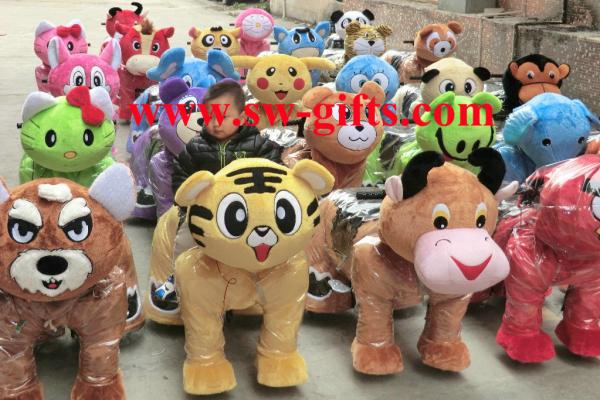 Human Power Plush Walking Animal Toy for Kids and Adults for event rental