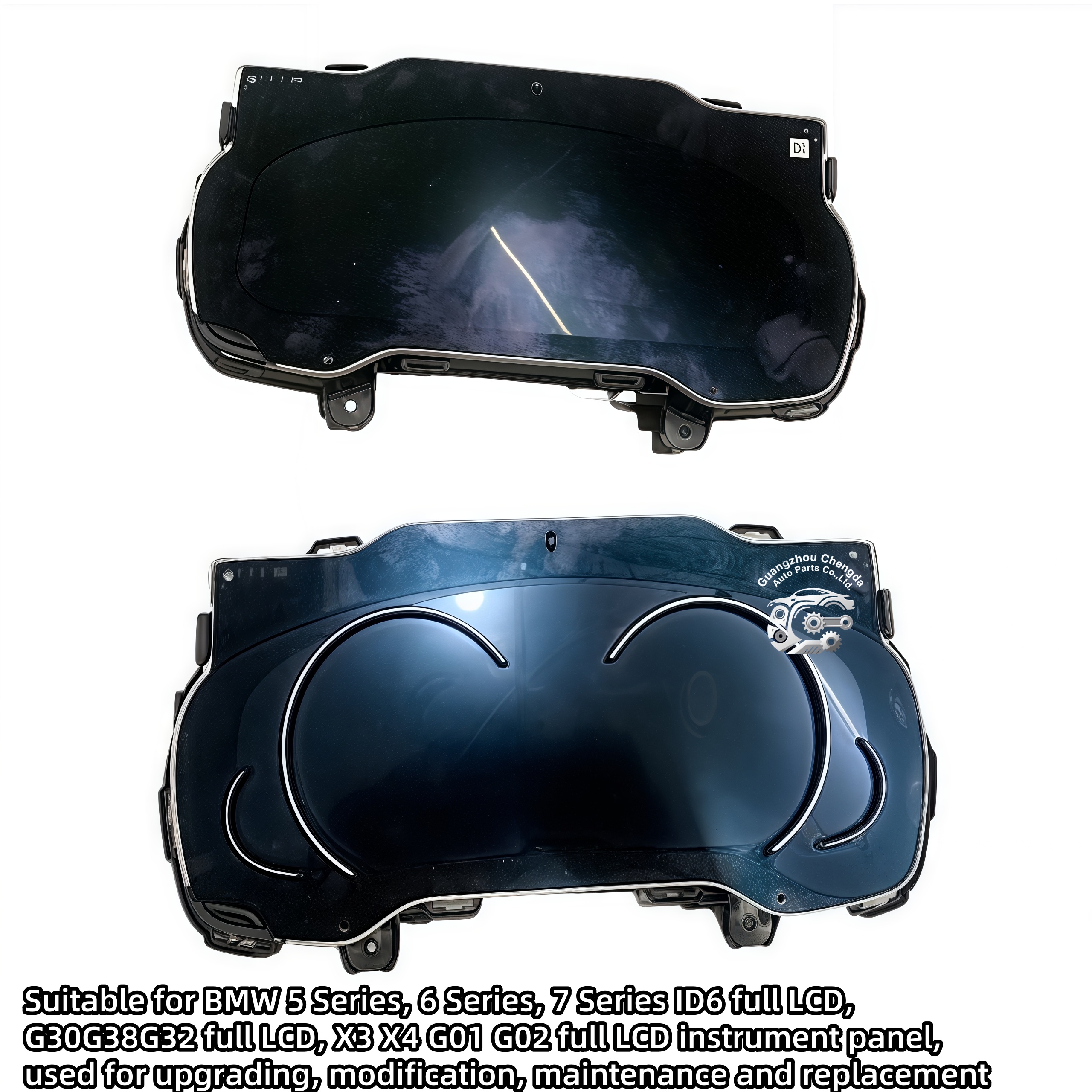 LCD Instrument Cluster Panel | for BMW 3/5/7 Series & X3/X4 (G30 G32 G11 G01 G02 2017-2019) | Speed Meter Multimedia Dashboard