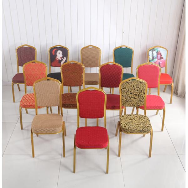 Sillones de banquete de borgoña apilables sillas de banquete de hierro